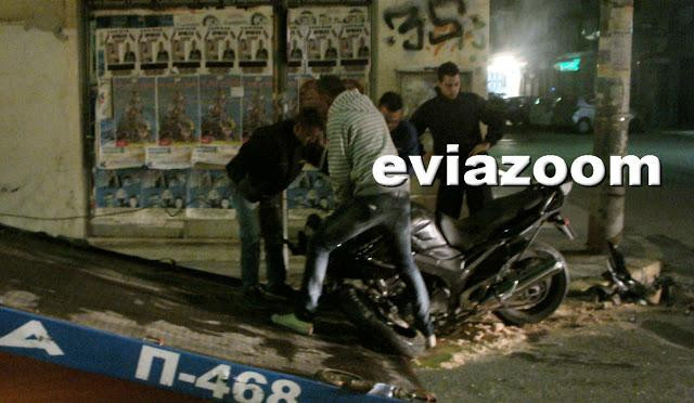Τρομακτικό τροχαίο στη Χαλκίδα – Χαροπαλεύει 29χρονος μοτοσικλετιστής (βίντεο, εικόνες)